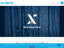 Tablet Screenshot of extend.se